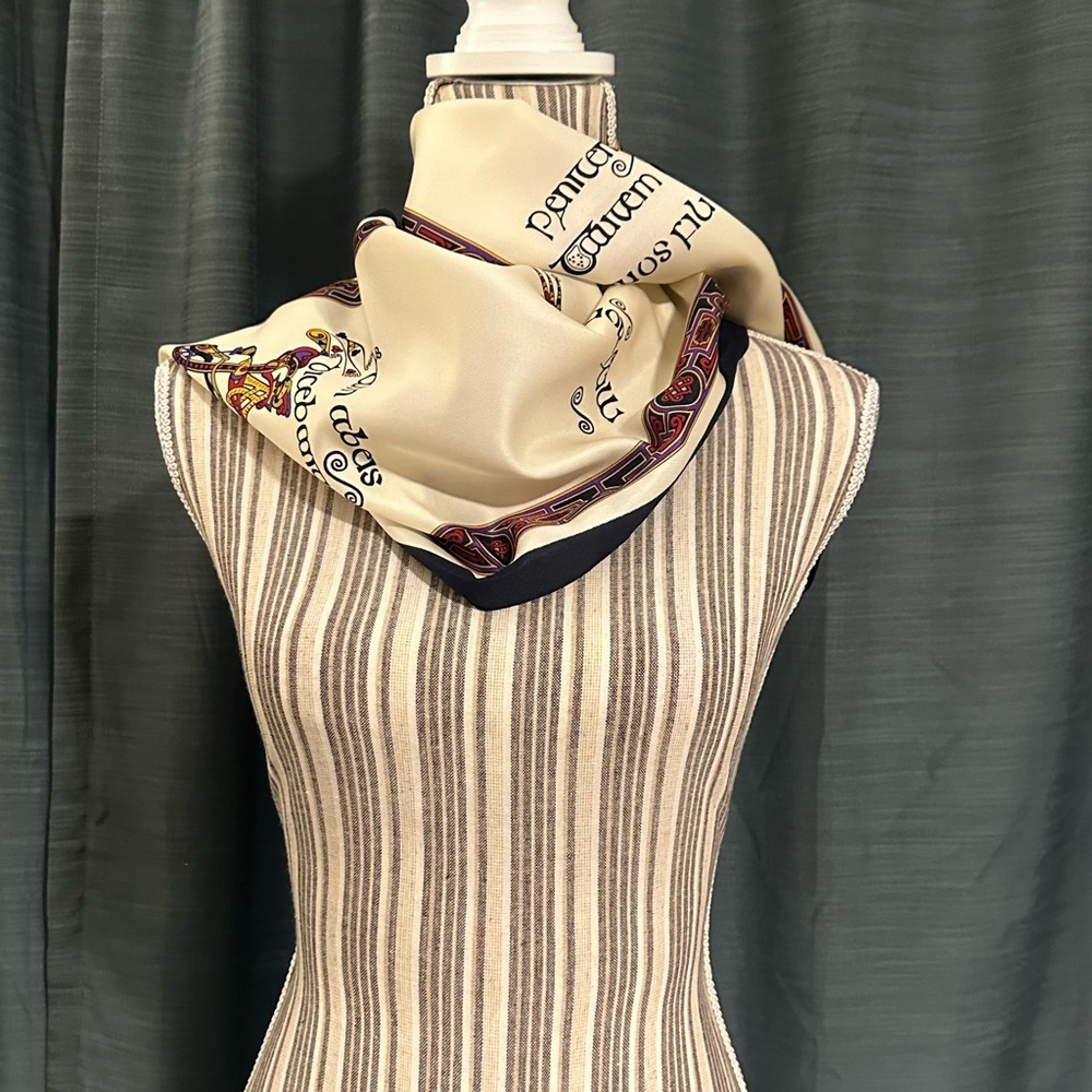 Book of Kells inspired Printed Scarf